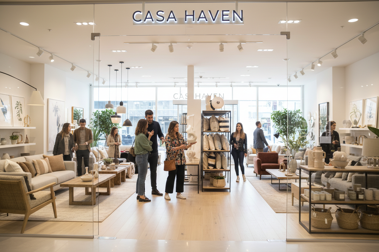 PEOPLE SHOPPING AT CASA HAVEN FOR HOME DECOR